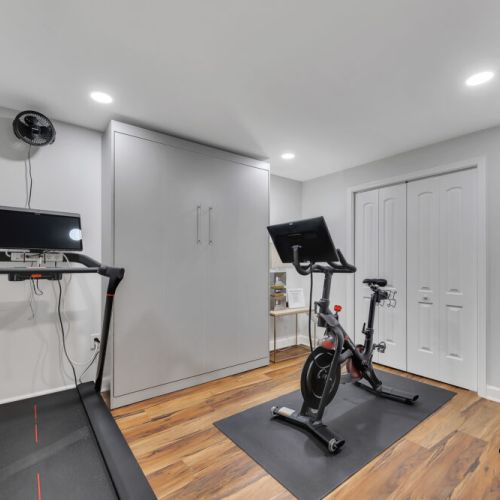 Lower Level - Exercise equipment