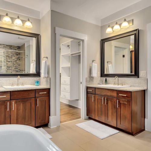 Master Bath - His and Hers Vanity