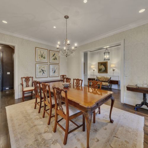 Solid wood table and chairs