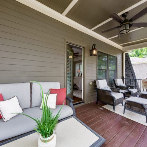 Top Floor Patio - Attached to Master Bedroom