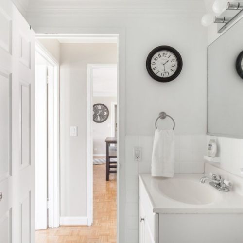Sparking bathroom