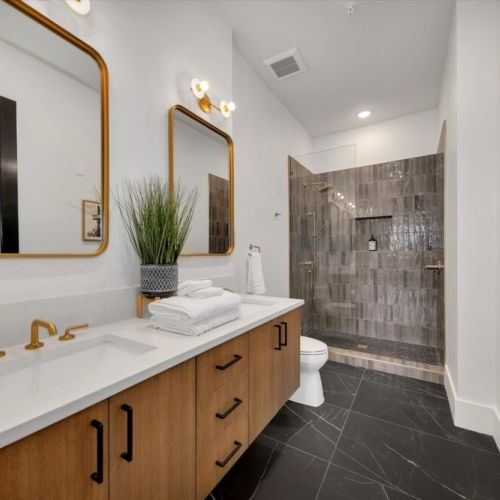 Master Bath - Custom Floating Cabinets