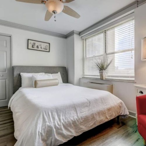 Queen- size bed