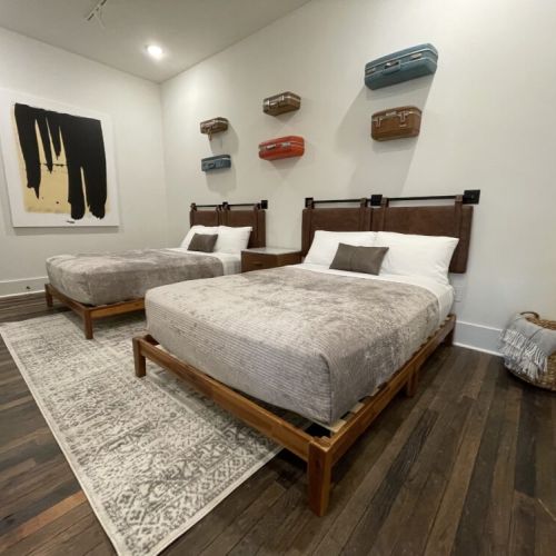 Bonus Room - 2 Queen Beds
Note: This room is a separate semi private space but does not have closable door.