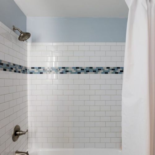 Bathroom with a bath tub