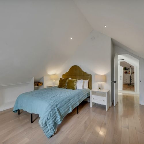 Serene and bright bedroom