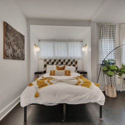 Unit 1 - Warm and inviting bedroom