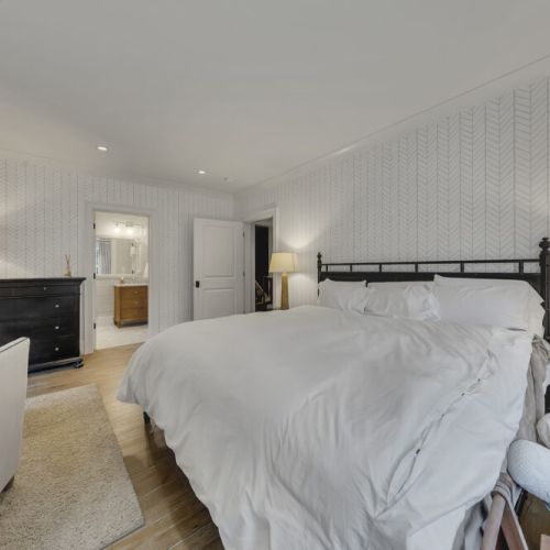 Bedroom 5 - King-size and luxury linens.