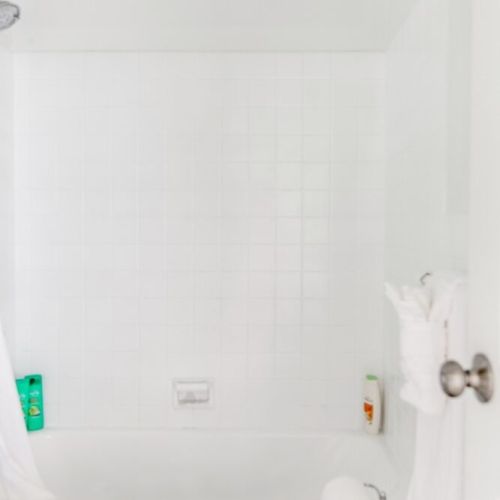 Bathroom - renovated into a stand up shower