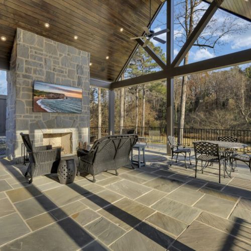 Lounge Area with smart TV