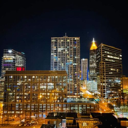 Night time view