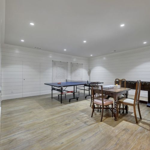 Basement - Spacious entertainment area with seating