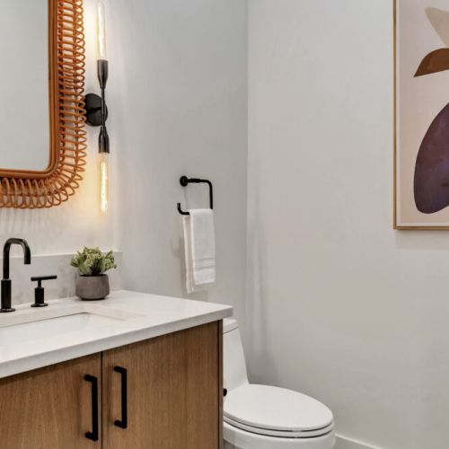 Half Bath - Custom Lighting