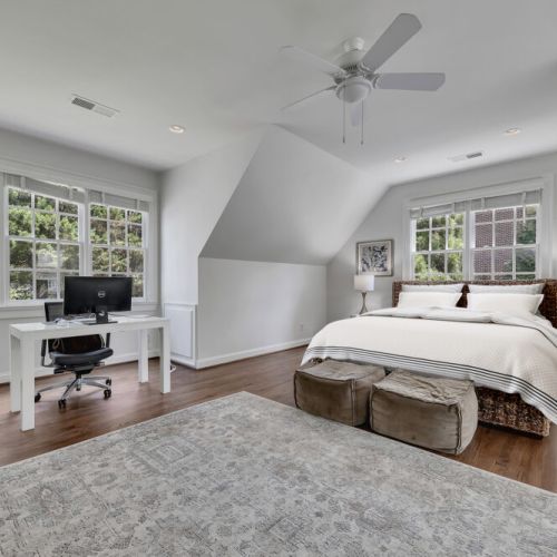 Bedroom 5: Upstairs in-law suite (private space from rest of home)