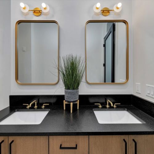 Master Bath - Custom Floating Shelves