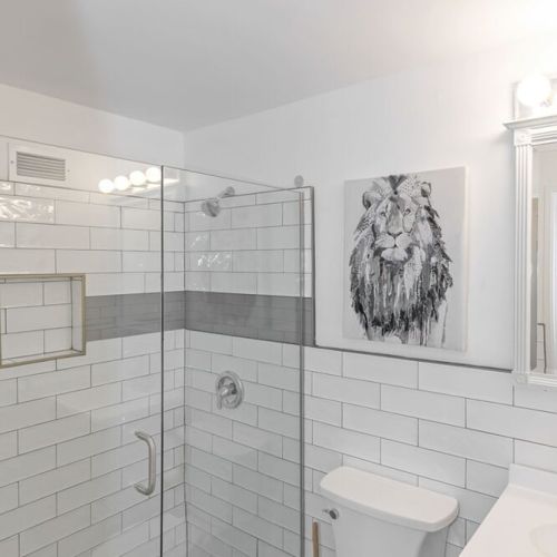 Walk in shower
