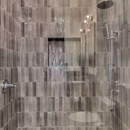 Sparkling Walk-in Shower
