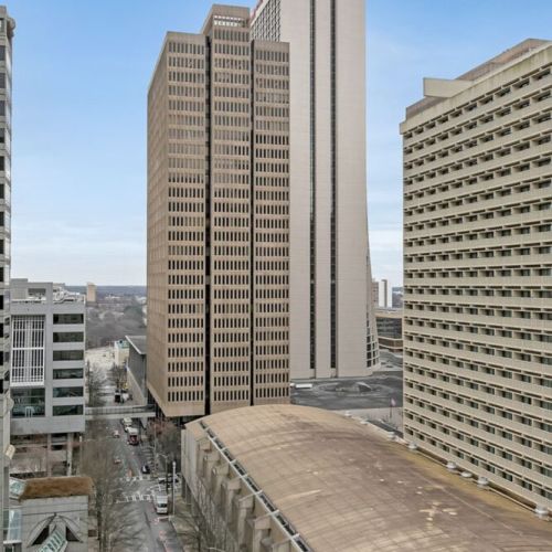 Hyatt Hotel is just across the road.