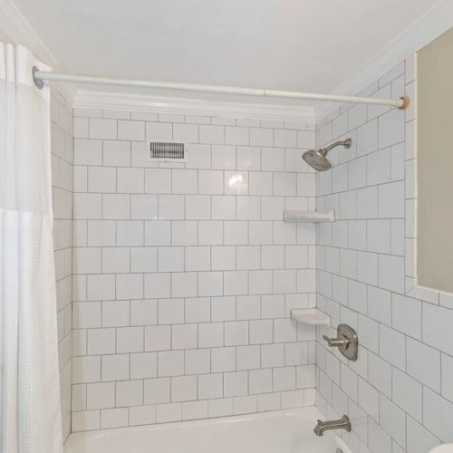 Sparkling clean bathroom