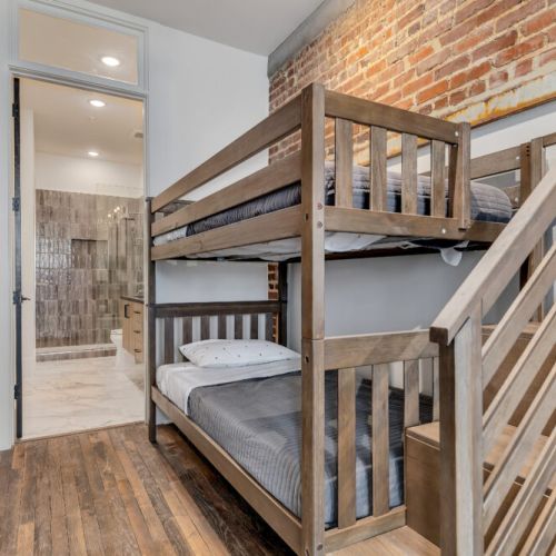 Twin Bunk Bed - Steps
