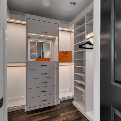 Walk in Master Closet - Custom Drawers