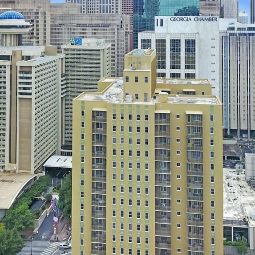 Atlanta views with Peachtree Towers