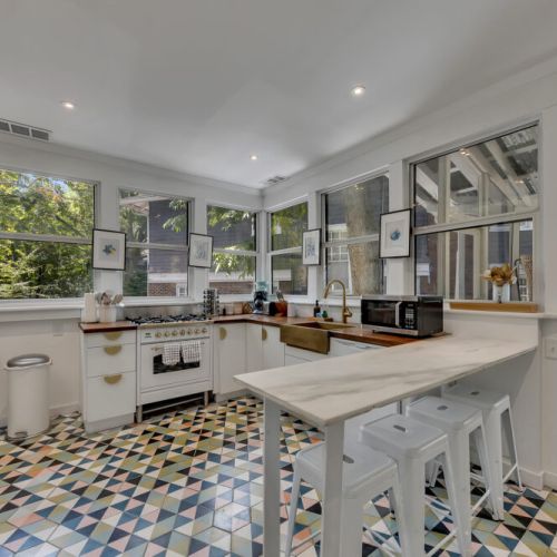 Warm and inviting kitchen