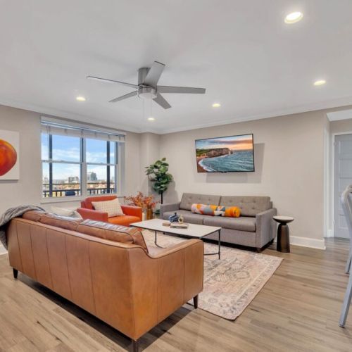 Living Room - Downtown Views