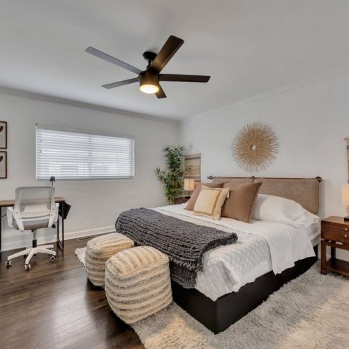 Master Bedroom - charge station night stands