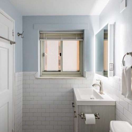 Bathroom with plenty of natural light