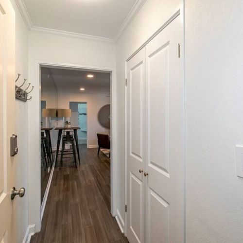 Motion activated entry light