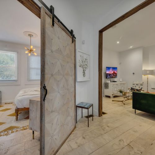 Stylish sliding door