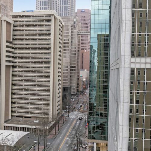 View of the Downtown from the balcony