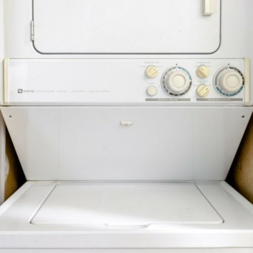 Washer and dryer in the condo