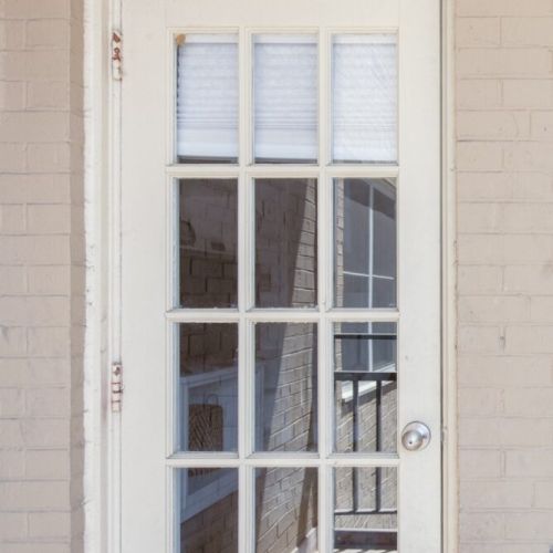 Exterior patio door
