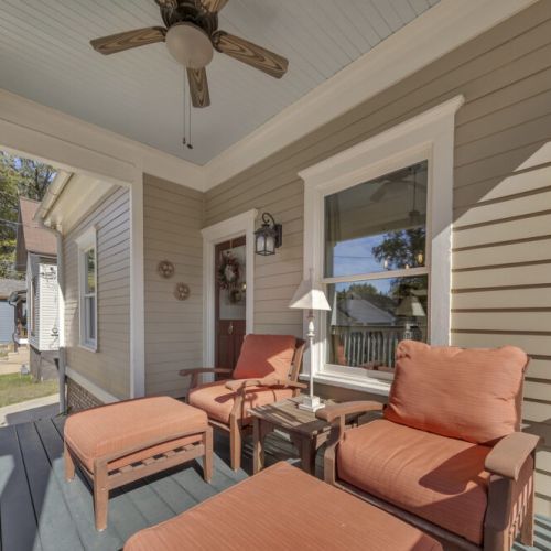 Comfortable seats for slow mornings