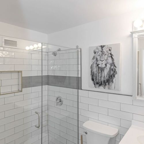 Walk in shower