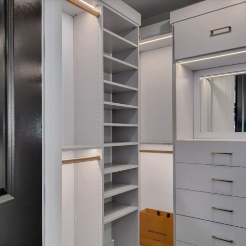 Walk in Master Closet - Custom Drawers