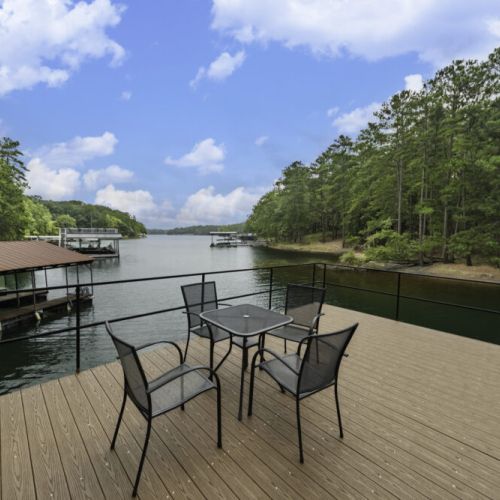 Expansive lake views and serene forest scenery